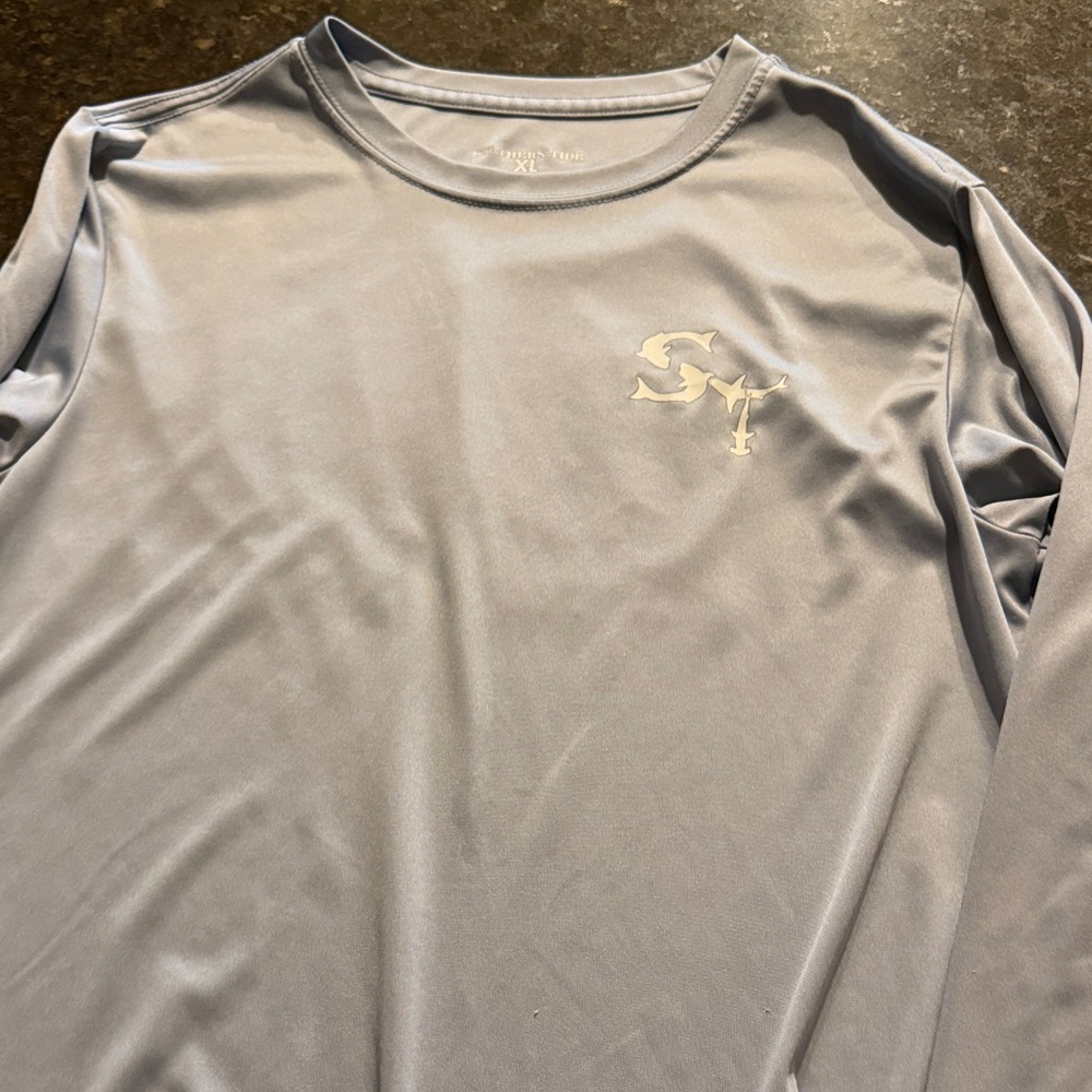 Southern Tide Light Gray Long Sleeve Tee